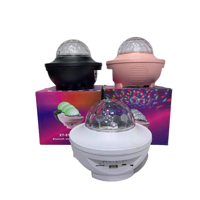 اسپیکر بلوتوثی قابل حمل و چراغ خواب کهکشانی مدل XY-918